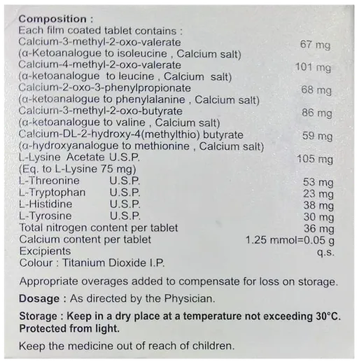 ketoalfa tablet 10's